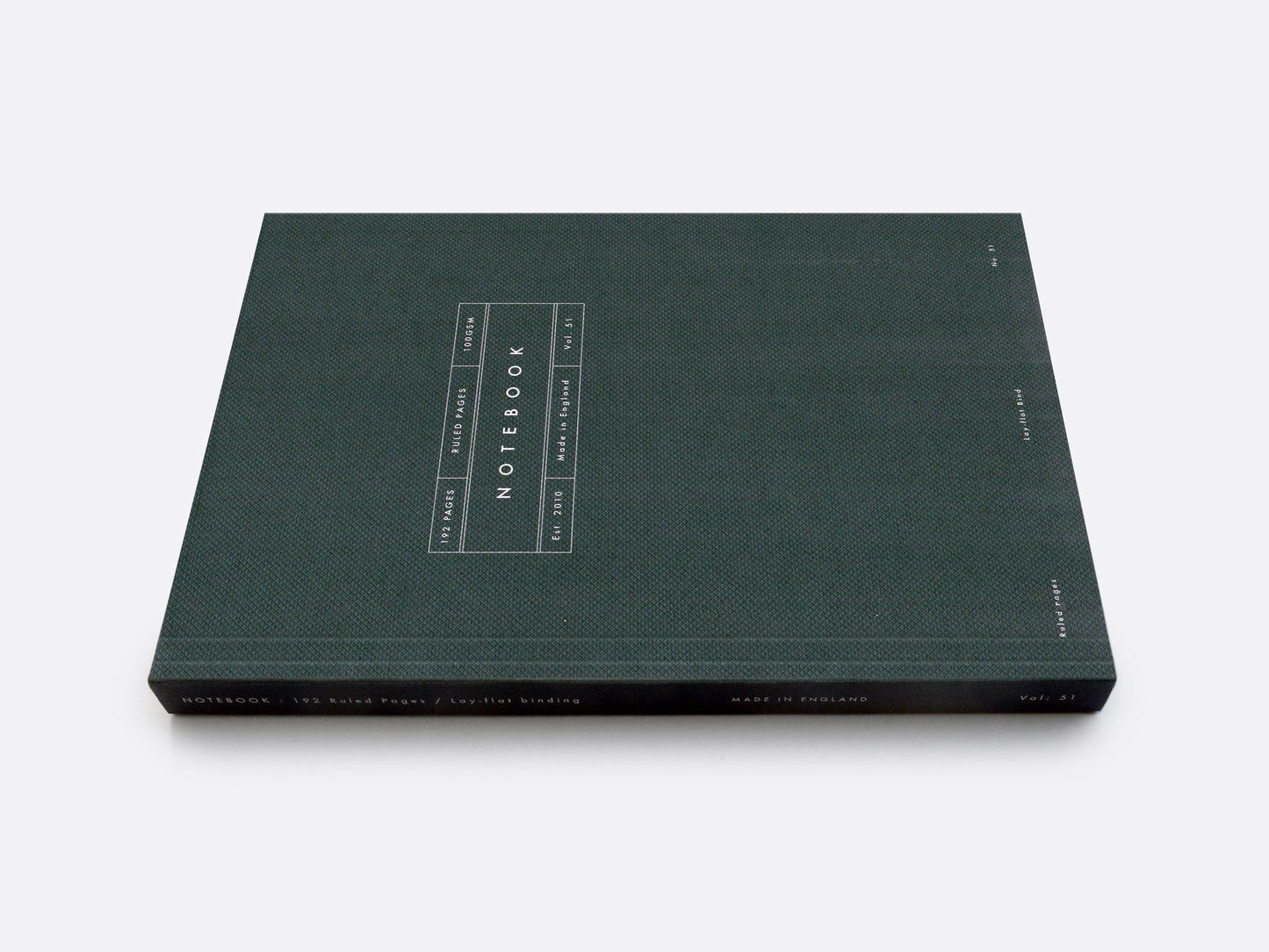 Lay-Flat Ruled Notebook (slim)