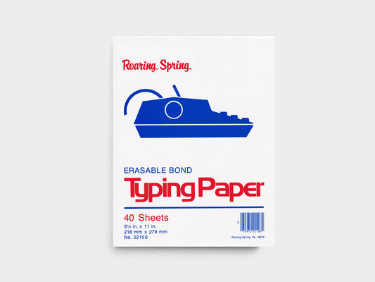 Typing Paper (1980s)